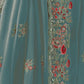 Rajwada Light Blue Georgette Embroidered Elegant Saree For Women