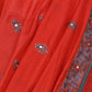 Red Silk Blend Embroidered Saree