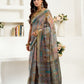 Rajwada Multicolour Cotton Linen Zari Work Saree For Women