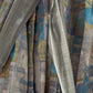 Rajwada Grey Cotton Linen Zari Work Saree For Women