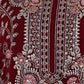 Rajwada Red Georgette Embroidered Stitched Kurta Set For Women