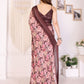 Rajwada Multicolor Georgette Printed Saree For Women