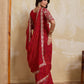 Rajwada Red Georgette Printed Saree For Women