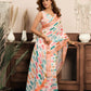 Rajwada Multicolour Cotton Linen Zari Work Saree For Women