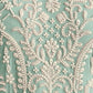 Rajwada Light Blue Georgette Embellished Semi Stitched Kurta Set For Women