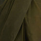Rajwada Olive Organza Solid Ready To Wear Saree With Stitched Blouse For Women