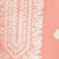Rajwada Peach Organza Embroidered Semi-Stitched Kurta Set For Women