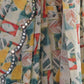 Rajwada Multicolor Chinon Printed Saree With Unstitched Blouse For Women