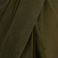 Rajwada Olive Organza Solid Ready To Wear Saree With Stitched Blouse For Women