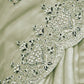 Rajwada Light Green Silk Blend Embellished Elegant Saree For Women