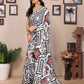 Rajwada Multicolor Georgette Printed Saree For Women