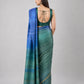 Multicolor Chinon Solid Saree