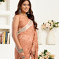 Rajwada Beige Cotton Linen Zari Work Saree For Women