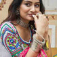 Rajwada Multicolor Cotton Printed Stitched Lehenga With Blouse For Women