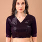 Rajwada Purple Georgette Sequin Elegant Saree For Women