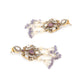 Rajwada Purple And White Alloy Jewellery Set For Women