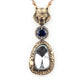 Rajwada White And Blue Alloy Jewellery Set For Women