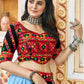 Rajwada Multicolor Rayon Embroidered Stitched Lehenga With Blouse For Women