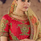 Rajwada Green Embroidered Art Silk Semi Stitched Lehenga With Blouse For Women