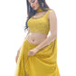 Rajwada Mustard Chinon Embellished Stitched Lehenga With Stitched Blouse For Women