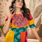 Rajwada Multicolor printed Rayon Stitched Kurti For Women