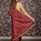 Rajwada Maroon Embroidered Silk Blend Saree with Unstitched Blouse for Women