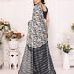 Rajwada White Khadi Printed Saree With Unstitched Blouse For Women