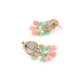 Rajwada Pink And Green Alloy Jewellery Set For Women