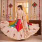 Rajwada Multicolor Viscose Cotton Embroidered Semi-Stitched Lehenga Choli For Women