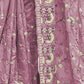 Rajwada Women Lilac Fancy Embroidered Saree With Unstitched Blouse