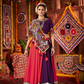 Rajwada Coral Cotton Blend Embroidered Semi-Stitched lehenga For Women