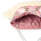 Rajwada - Peach Pink Embellished Beaded-Embroidered Pearly Potli Bag