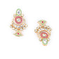 Rajwada Gold and Green Long Minakari Jewelry Set For Women