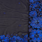 Rajwada Women Blue Designer Embroidered Semi Stitched Lehenga With Unstitched Blouse