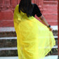 Rajwada Yellow Cotton  Saree  With Unstitched Blouse for Women