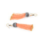 Rajwada Peach And White Alloy Jewellery Set For Women