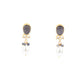 Rajwada Grey And White Alloy Jewellery Set For Women
