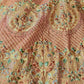 Rajwada Pink Embroidered Georgette Semi Stitched Lehenga With Blouse For Women