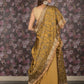 Rajwada Gold Crepe Embroidered Saree With Unstitched Blouse For Women
