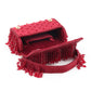 Rajwada Maroon Tassels Embellished Clutch Bag For Women