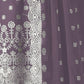Rajwada Purple Georgette Embroidered Semi Stitched Kurta Set For Women