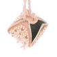 Rajwada Peach Pearl and Stone Embellished Clutch for Women