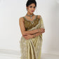 Rajwada Olive Viscose Silk Embellished Saree For Women