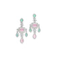 Rajwada Pink And Green Alloy Embellished Jewellery Set For Women