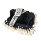 Rajwada Black Suede Embellished Clutch For Women