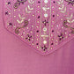Rajwada Purple Rayon Embroidered Stitched Kurta Set For Women
