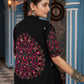 Rajwada Multicolor Viscose Rayon Embroidered Stitched Lehenga Set For Women