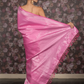 Rajwada Pink Silk Blend Woven Saree with Unstitched Blouse for Women
