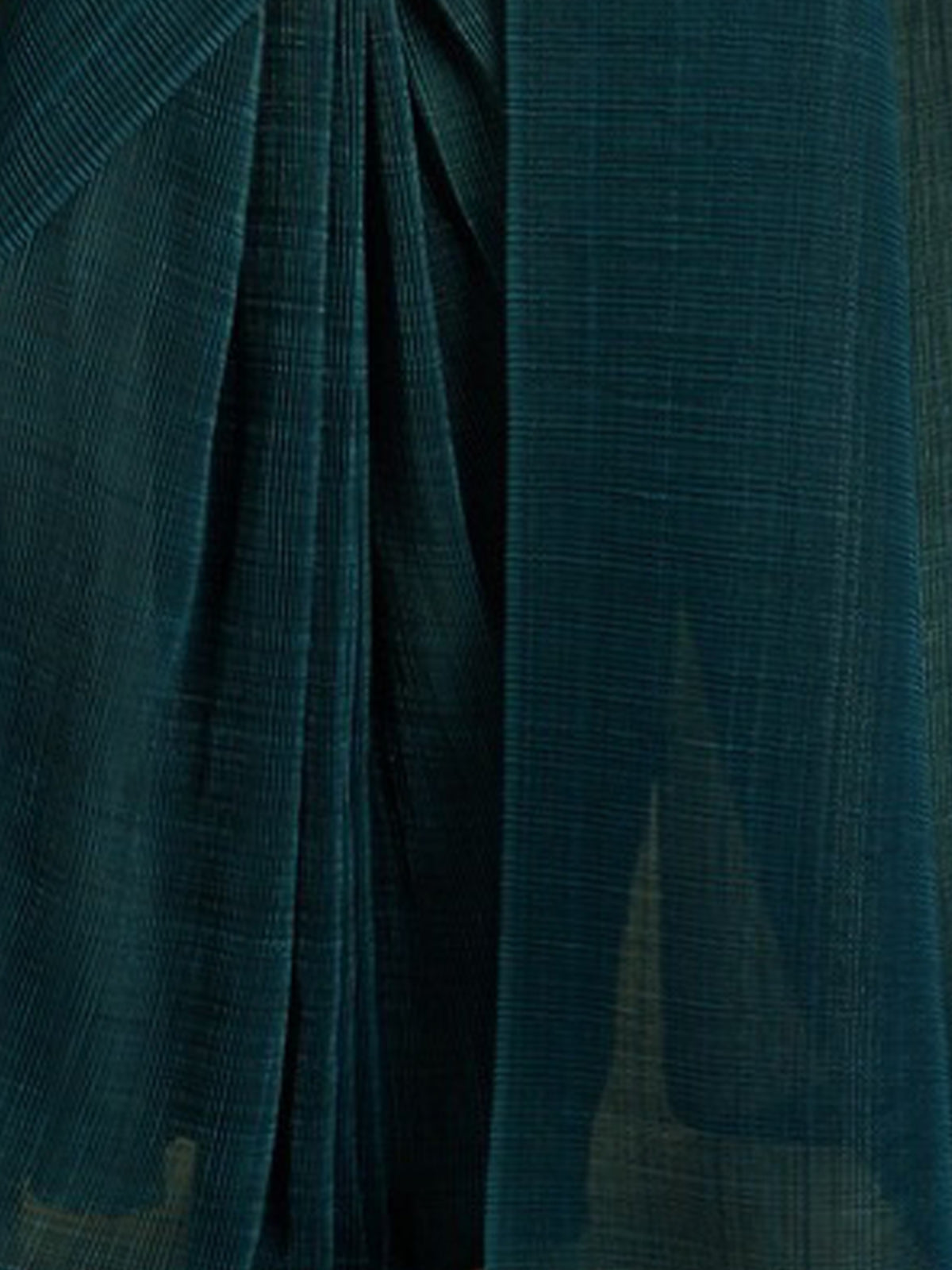 Rajwada - Stunning Teal Chiffon Georgette Saree with Stitched Blouse