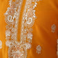 Rajwada Mustard Georgette Embroidered & Cutwork Kurta Set For Women